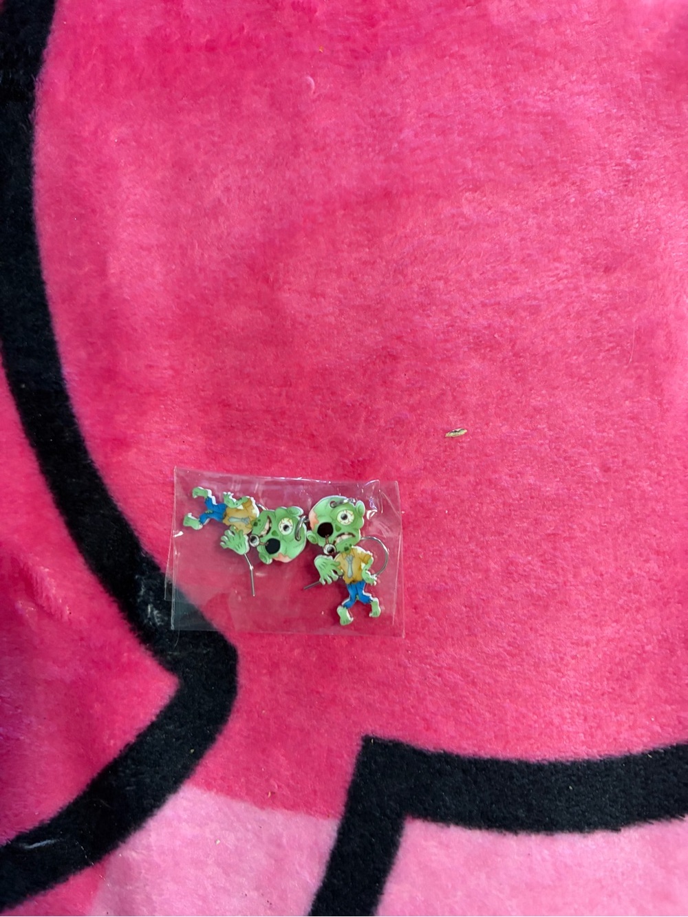 Cute Green Zombie Stud Earrings